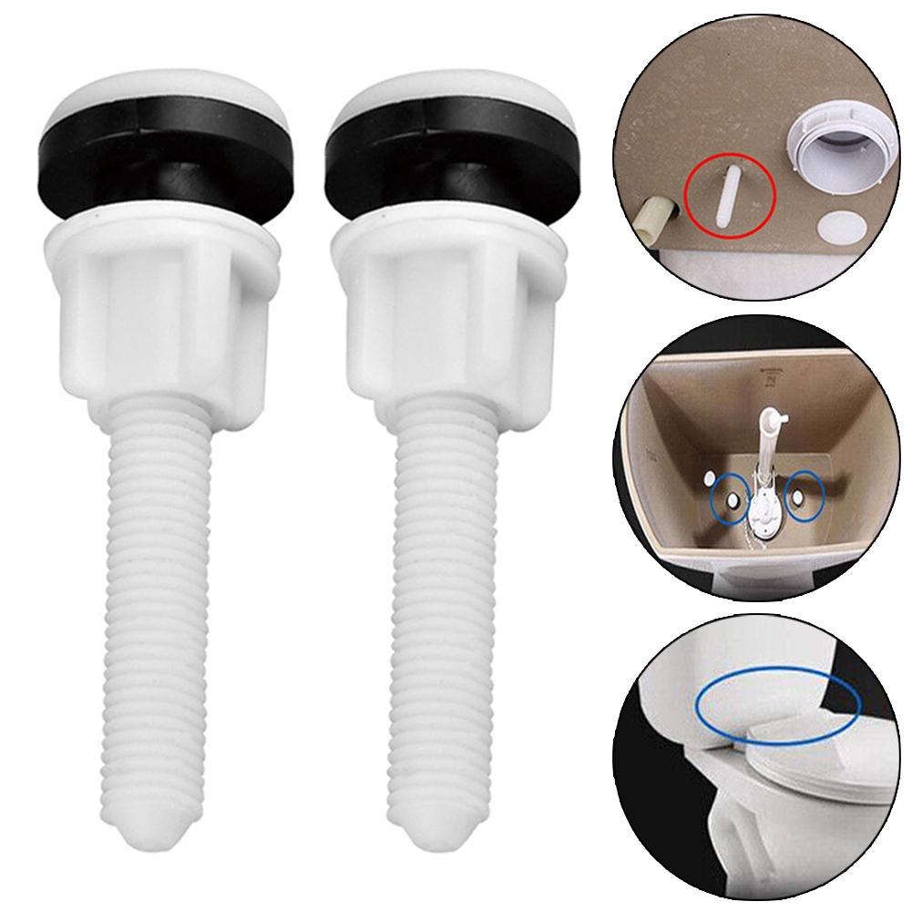 Washers Toilet Seat Bolts Bolt\\\'s Length: 80mm Plastic Practical Rubber Thread Diameter: 10mm High Quality Brand New