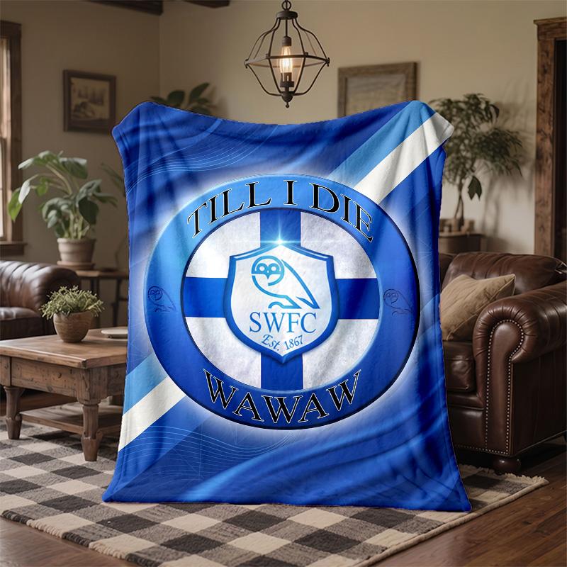 Sheffield Wednesday Thema Fleece-Decke Gemütliche Weiche Plüschdecke Für Schlafzimmer Couch Reise