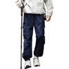 Homlean Hiking Trendy Casual Pants for Men, Spring Outdoor Cycling Cargo Loose-Fit Joggers, HT05 Navy Blue 4XL