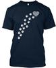 THE ROAD TO MY HEART PFOTENABDRÜCKE T-Shirt Hergestellt in den USA Größe S bis 5XL Unisex T-Shirt