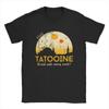 Koszulka Męska Odwiedź Tatooine Czysta Bawełna Vintage T-Shirt Okrągły Dekolt Krótki Rękaw Bluzki Unikalny#Kolor
