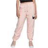 Nike Solid Color Print Logo Drawstring Joggers Women Bottoms Pink DM6183-610
