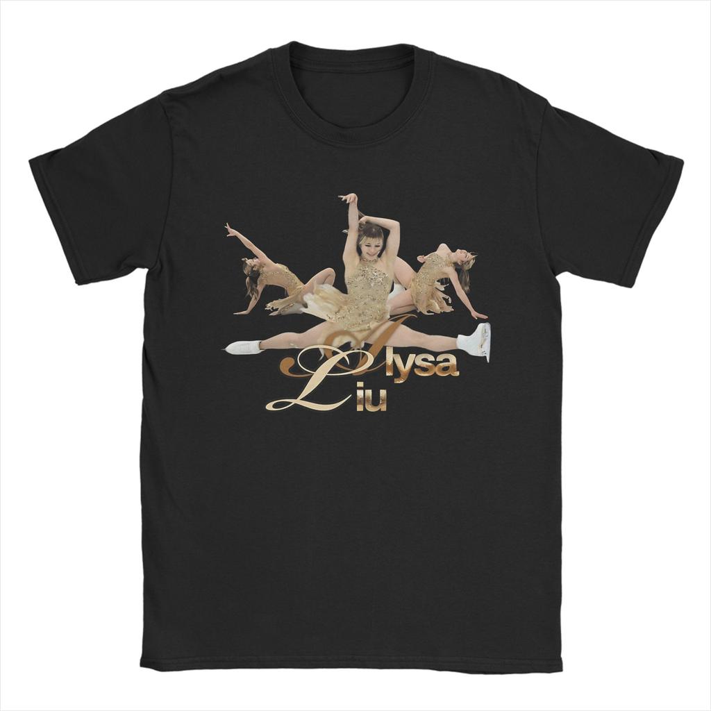 Alysa Liu 2026 2 Μπλουζάκι για Unisex Καθαρό Βαμβάκι Αστείο TShirt Στρογγυλή Λαιμόκοψη T-Shirts Κοντομάνικο Ρούχα Καλοκαίρι