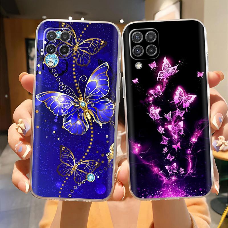 Phone Case for Samsung A12 Cute Cartoon Painted Soft TPU Silicone Bumper Fundas For Galaxy A12 4G 5G Protective Shell Cover Case
