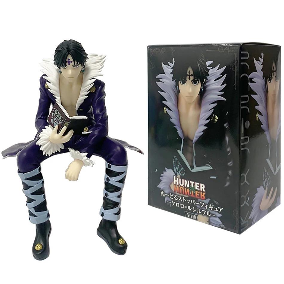 14Cm Hunter×Hunter Anime Figure Kurapika Action Figure Chrollo Illumi Hisoka Figurine Collection Noodle Stopper Model Toys Room