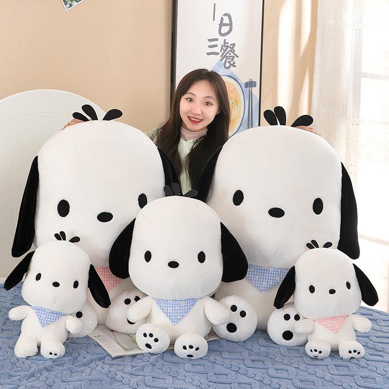 Peluche Pochacco con Tessuto a Pelo Corto per Ragazze Cuscino da Sonno Regalo
