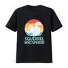 Funny Squirrel Whisperer Lover T Shirt Vintage Washed Breathable Streetwear Homme Stylish Slightly Versatile