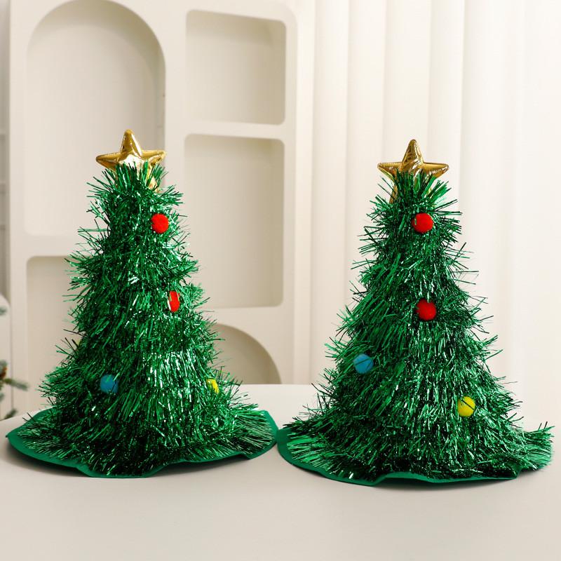 Gorro de Navidad Europeo con Bola de Felpa para Decoración Festiva y Regalo
