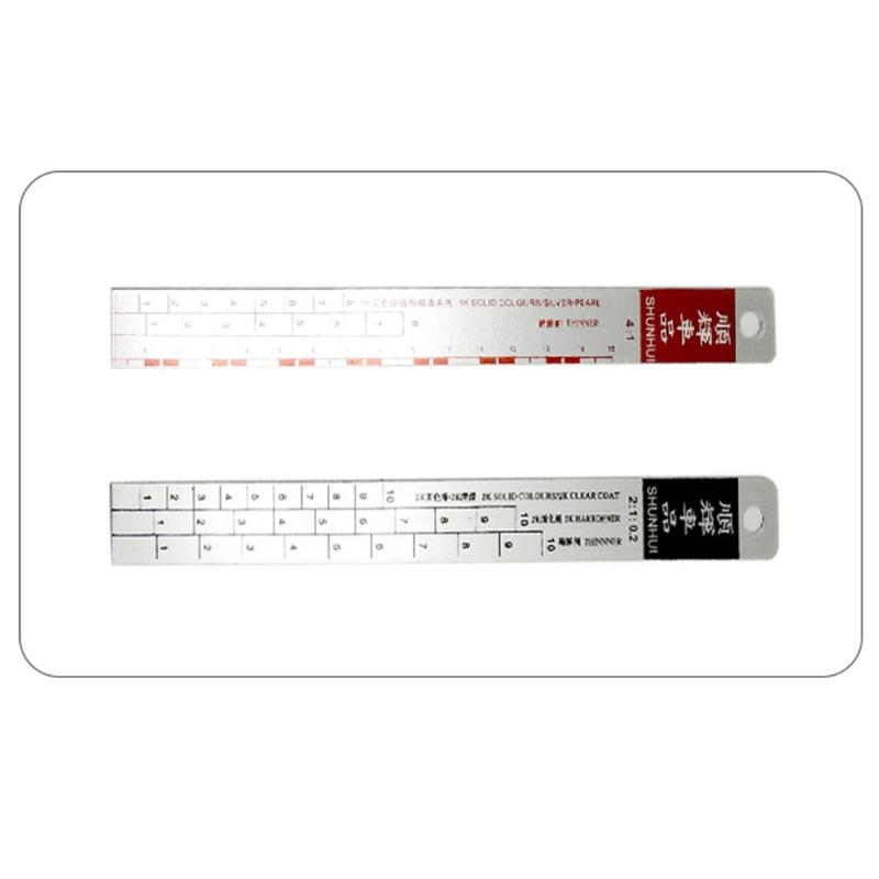 Standard Paint Ruler Paint Ratio Ruler Paint Mixing Ruler Dipstick Scale Ruler Paint Mixing Tool Ruler Paint Tool