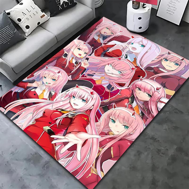 Franxx Carpet Rug For Living Room Bedroom Home Sofa Decoration Kids Play Nonslip Floor Mat