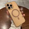 Ultra Matte Transparent Magnetic For Magsafe Wireless Charging Phone Case For iPhone 15 16 Pro Max Hard Acrylic Shockproof Cover