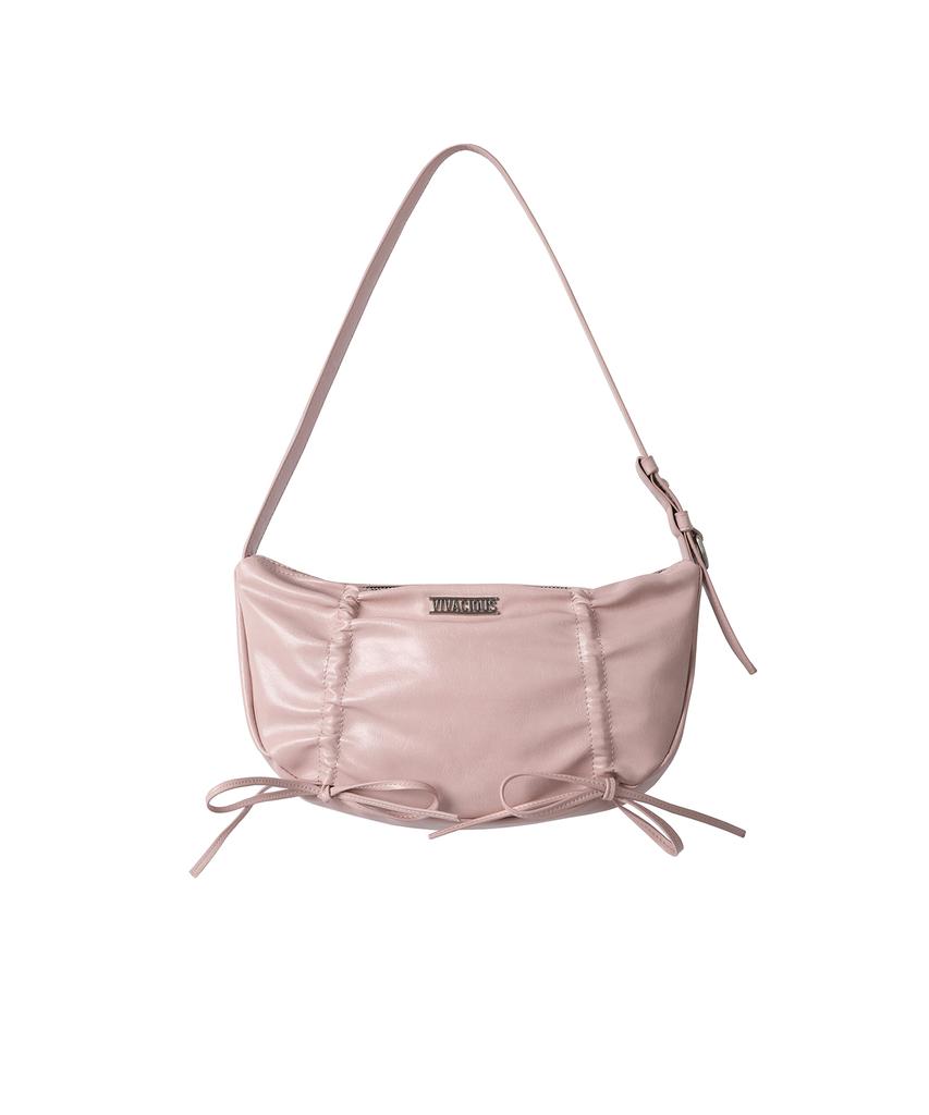 Vivacious Twin Ribbon Shoulder Bag - 2Col