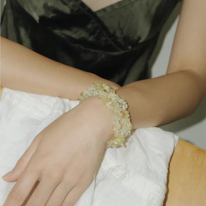 Frosting Bracelet, citrine