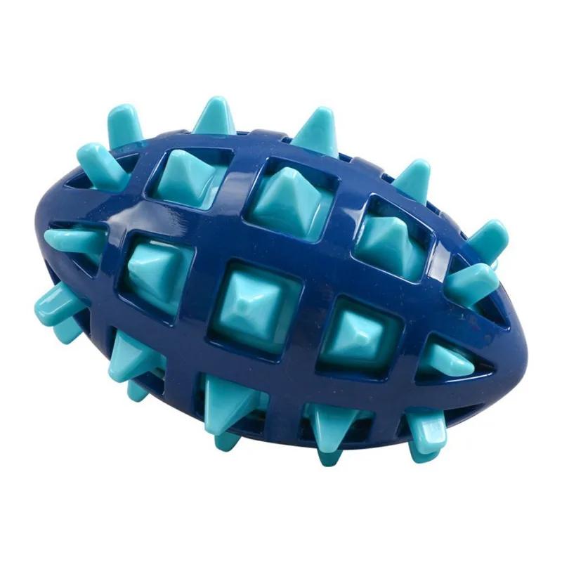 TPR Dog Sounding Toys Outdoor Football Shaped Pet Products for Large Dogs Interactive Clean Teeth Puppy Accessories Dropshipping