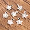 10pcs Hollow-out Pentagram Star Pendant Jewelry Pendant