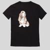 Hunde T-Shirt Basset Hound Dog Tiermotiv RasseWird in neuem Fenster oder Tab geöffnet