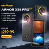 Ulefone Armor X31 Pro 6.56”16GB + 256GB Câmera Noturna 64MP 6050mAh NFC 5G Telefone Robusto Android 14 Smartphone