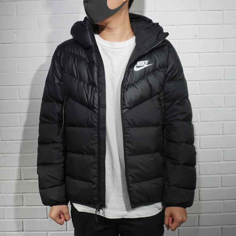 Nike Veste à capuche rembourrée en duvet Nsw Homme Vêtements d'extérieur Noir CU0226-010