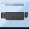 LUCKEASY for Left Drive Tesla Model X TPE Waterproof Wear-resistant Floor Mats Trunk Mat Car Modification Accessories