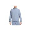 Form Dri-FIT Solid Casual Quick-Dry Versatile Long Sleeve Jacket Men Jackets Slate-Grey Blue FB7500-493