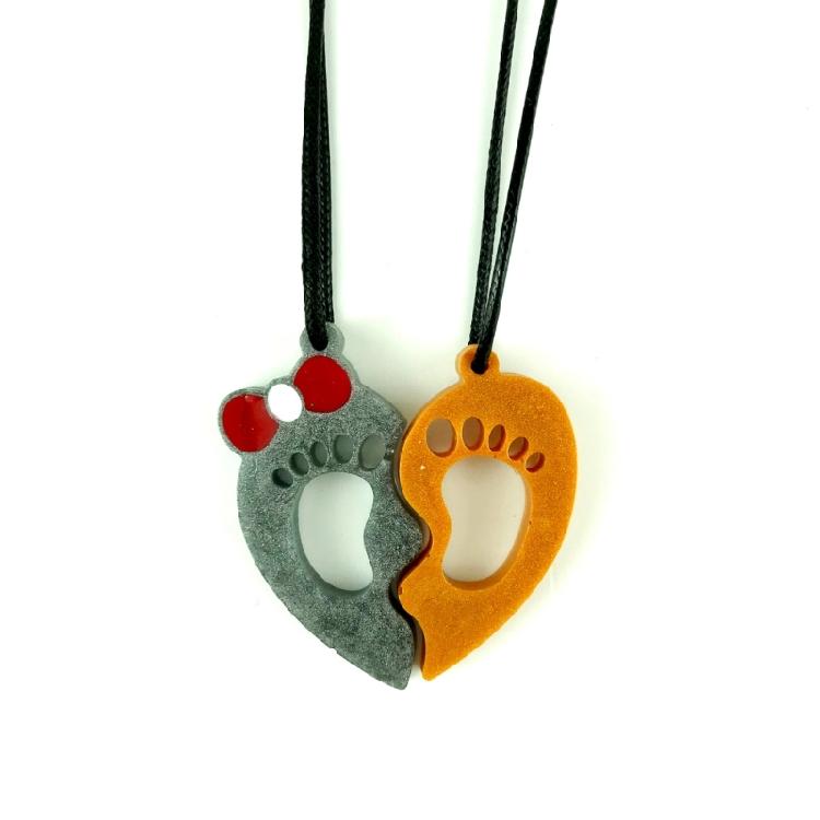 Foot Silicone Resin Mold for Keychain Jewelry Making,DIY Pendant Charms Mold