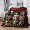 Heavy Metal Band Rap-Metal Music S-Slipknot Album Cover Printed Blanket Flannel Soft Warm Sofa Bed Portable Office Gift Blanket