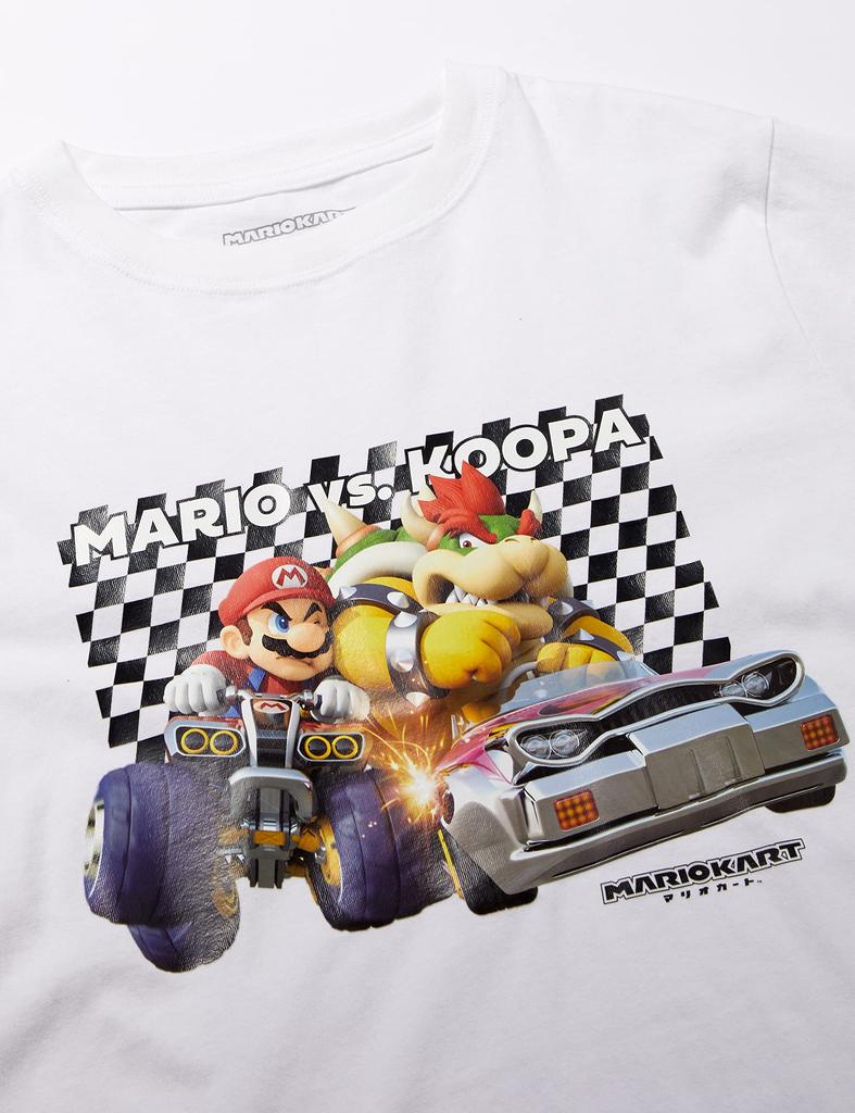 Mario Bowser Merchandise Short-sleeved T-shirt, vs. Race, Cotton,