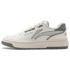 Li Ning Rookie Comfortable Cushioning Lightweight Low Top Vintage Basketball Shoes Unisex White Gray ABCU001-1