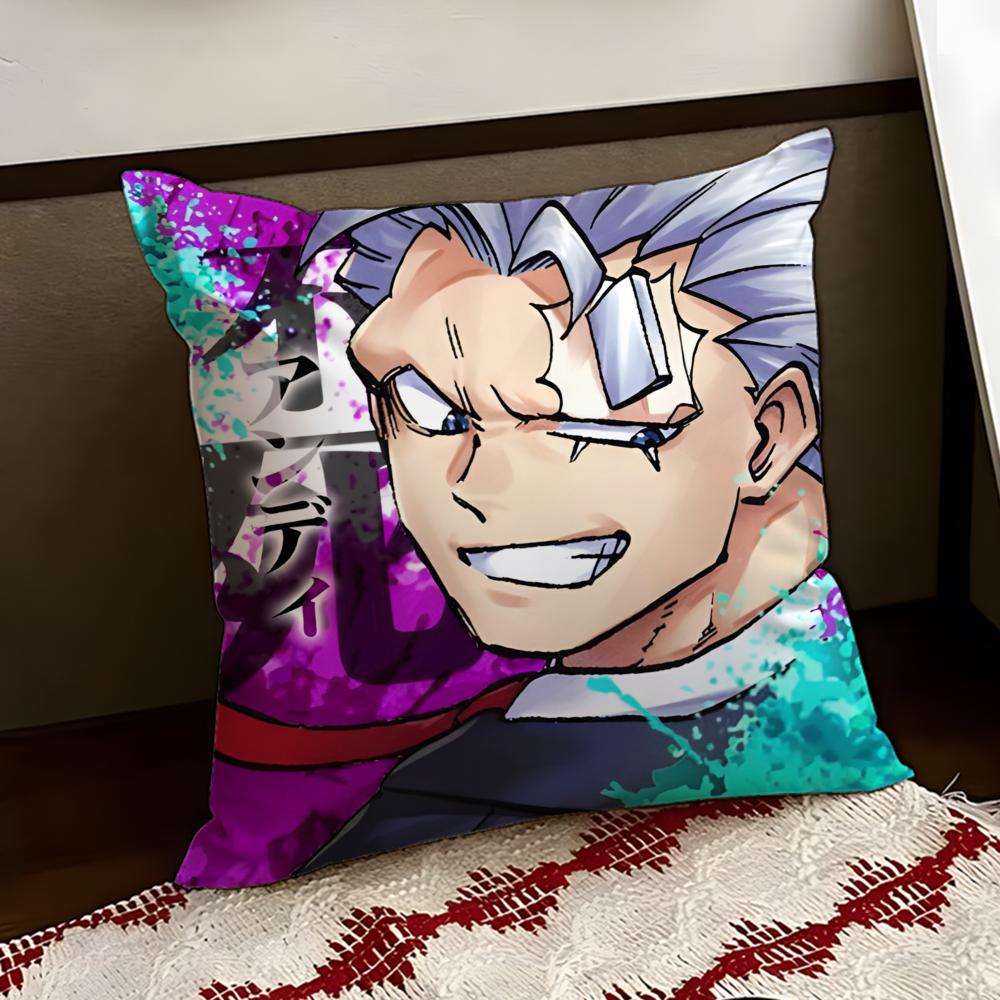 UUndead Anime UUnluck Cushion Cover Reversible Soft Durable Pillow Cover Home Car MultiScene Use for Daily Comfort