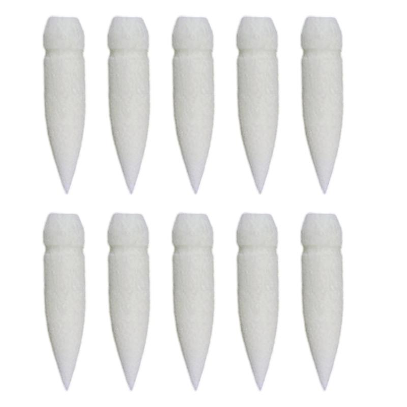 10 Pièces Marqueur Peinture Acrylique Liquide Pointe Pinceau Poils Souples en Nylon Pointe de Remplacement pour Marqueur Acrylique Pour Artistes Étudiants