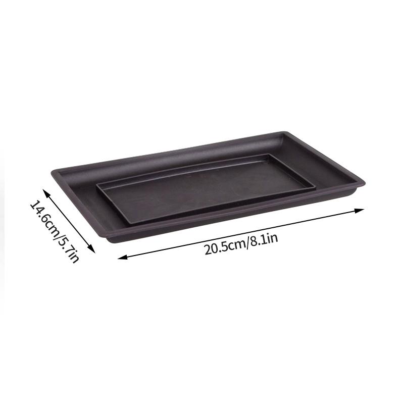 Bonsai Pots For Succulents Bonsai Vase Rectangle Plant Pots For Plants Outdoor Garden Pot Flowerpots Tray Garden Supplies