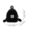 Portable Handbag Mini Backpack Solid Color Korean Style Mini Shoulder Bags Rucksack School Bags Outdoor