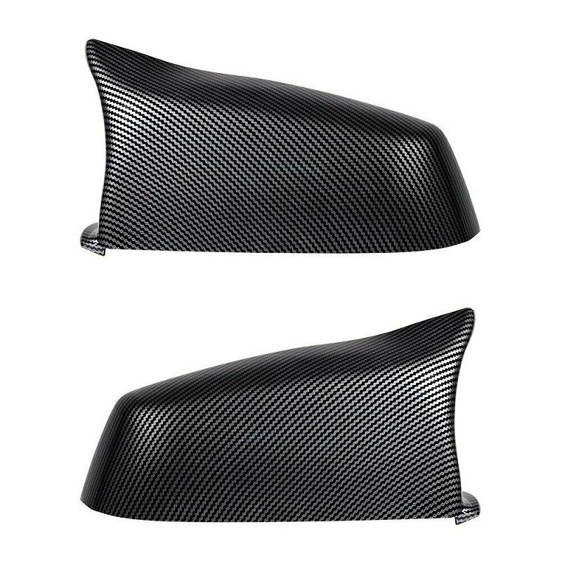 Gloss Black Rearview Mirror Shell for 2008-2013 BMW 5 Series E60/F10 - Decorative Horn Cover.
