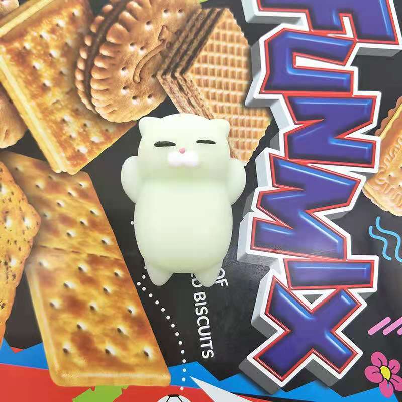 Stress Relief Toy Squeeze Toys Soft Mochi Cat Toy Mini Cute Animal Toy Birthday Party Gift Easter Egg Filler Classroom Reward
