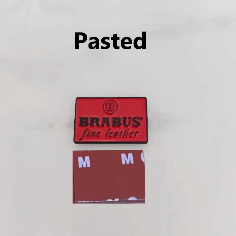 Metall 40x25mm Autoemblem Sitzplakette Namensschild Etikett für Smart W204 G W205 W254 GLC w176 GLS CLA G63 G65 W463 G500 G350