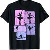 Fata Iubește Balerina Balet Dans Tricouri Bărbați Umor Streetwear Tricou Mânecă Scurtă Unisex Cadouri Crăciun Haine Largi