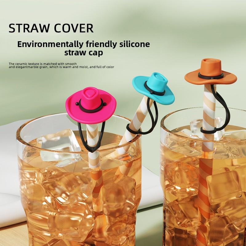 Large Calibre Creative Personality Cartoon Doll Dust Plug Straw Cap