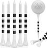 Tees de golfe 83mm, conjunto de 20, feitos de bambu, natural