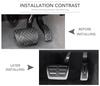 Car Foot Pedals For Volkswagen VW UP Acessories Skoda Citigo SEAT Mii 2011~2022 Gas Accelerator Brake Stainless Steel Pedal Pads