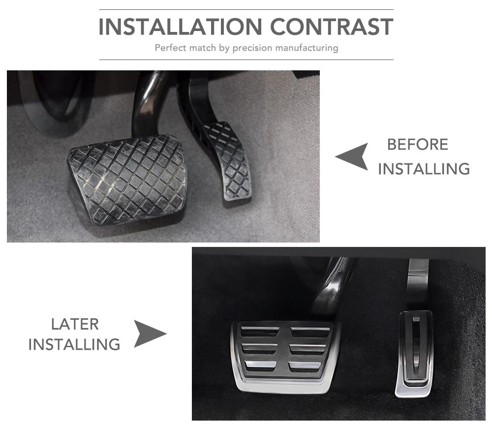 Auto Voetpedalen Voor Volkswagen VW UP Accessoires Skoda Citigo SEAT Mii 2011~2022 Gas Versneller Rem Roestvrij Staal Pedaalhoezen