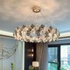Modern Crystal LED Ceiling Pendant Lights Living Dining Table Room Hotel Hall Hanging Chandeliers Home-appliance Decoration Lamp