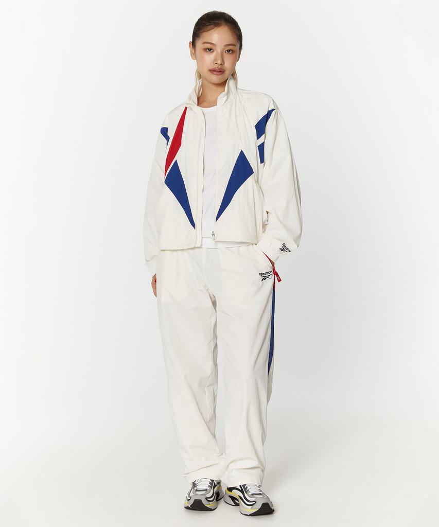 REEBOK Vector Flash 2-Way Warm-Up Pants - Off-White