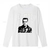 El Moz Morrissey The Smiths Jersey  T Shirt vintage Washed Versatile streetwear Unisex Breathable Slightly fashion