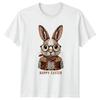 Happy Easter TShirt Hipster Rabbit Western Easter Gift For Him And Her