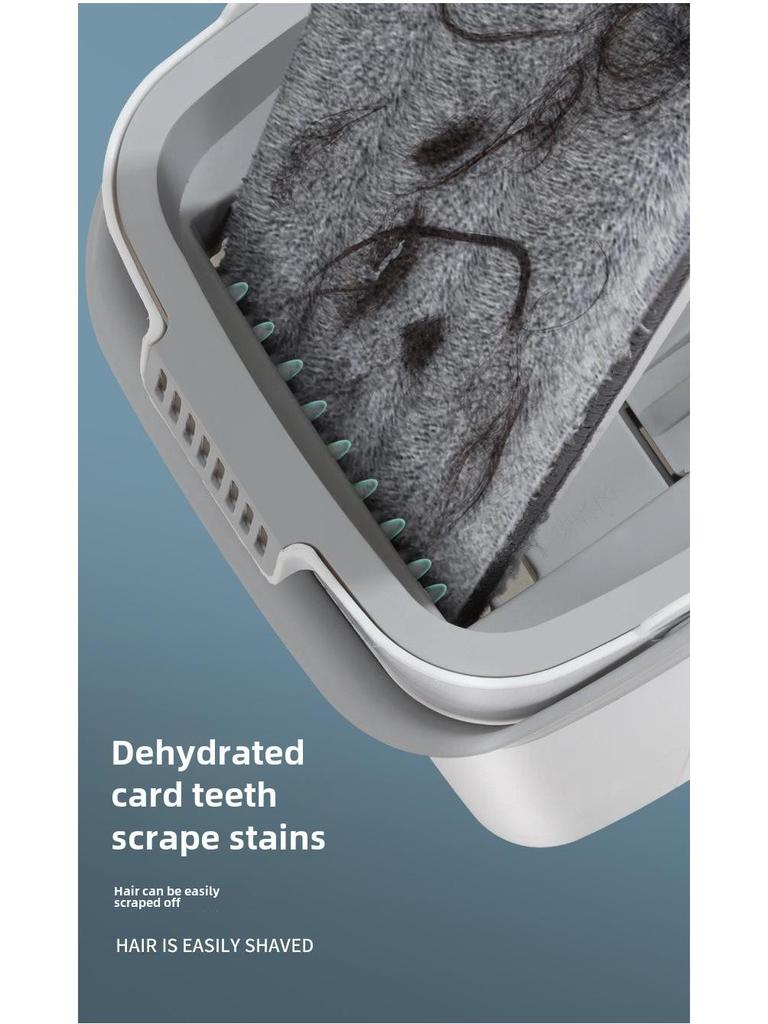 Hands-Free Dual-Use Mop with Bucket – Effortless Cleaning for Dry & Wet Surfaces