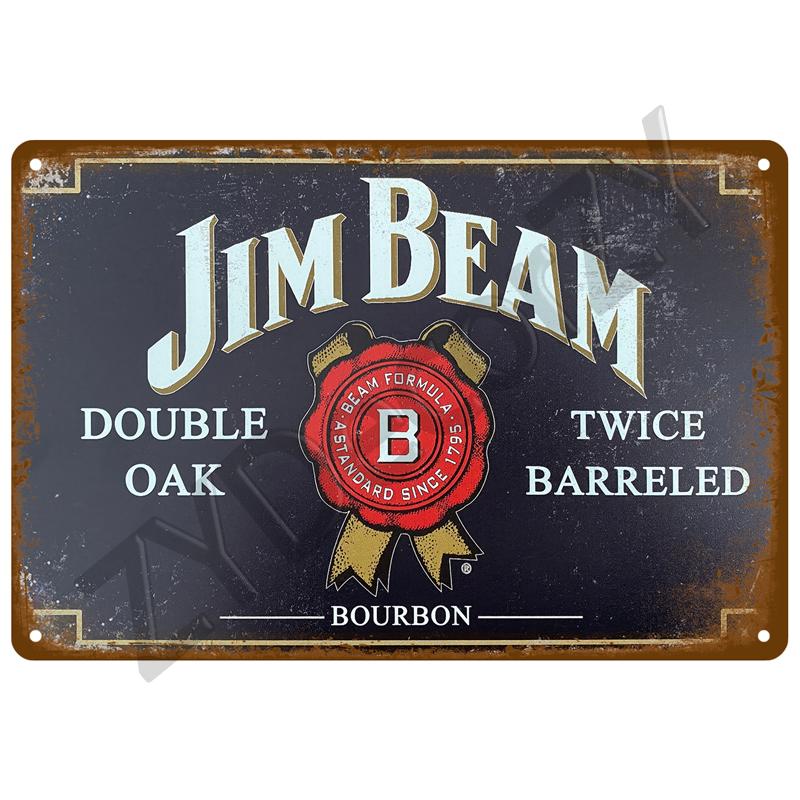Drink Beer Vintage Tin Sign Wall Decor Art For Bar Pub Man Cave Decorative Wine Metal Sign Poster Whiskey Plaque Plates Mural