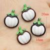20 szt. Kawaii Słodkie Mieszane Mini Seria Owocowa Płaskie Kaboszony z Żywicy Scrapbooking DIY Biżuteria Rzemiosło Dekoracja Akcesoria G59