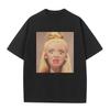T-shirt Grafiche Meme Bambola Calda Divertente Disgustosa Unisex Donna Cotone di Alta Qualità T-shirt Unisex Oversize Manica Corta