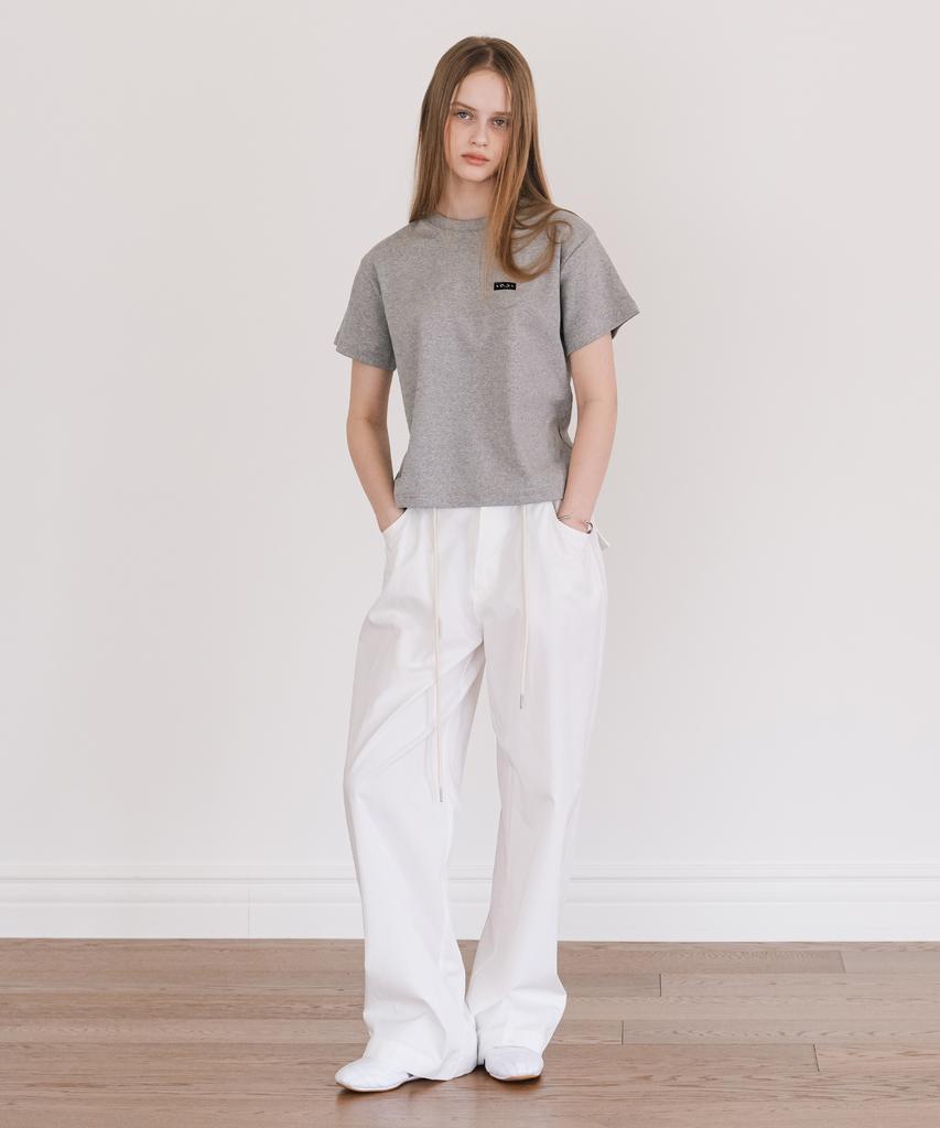 INJIACTIVE Small Logo Tee Gray