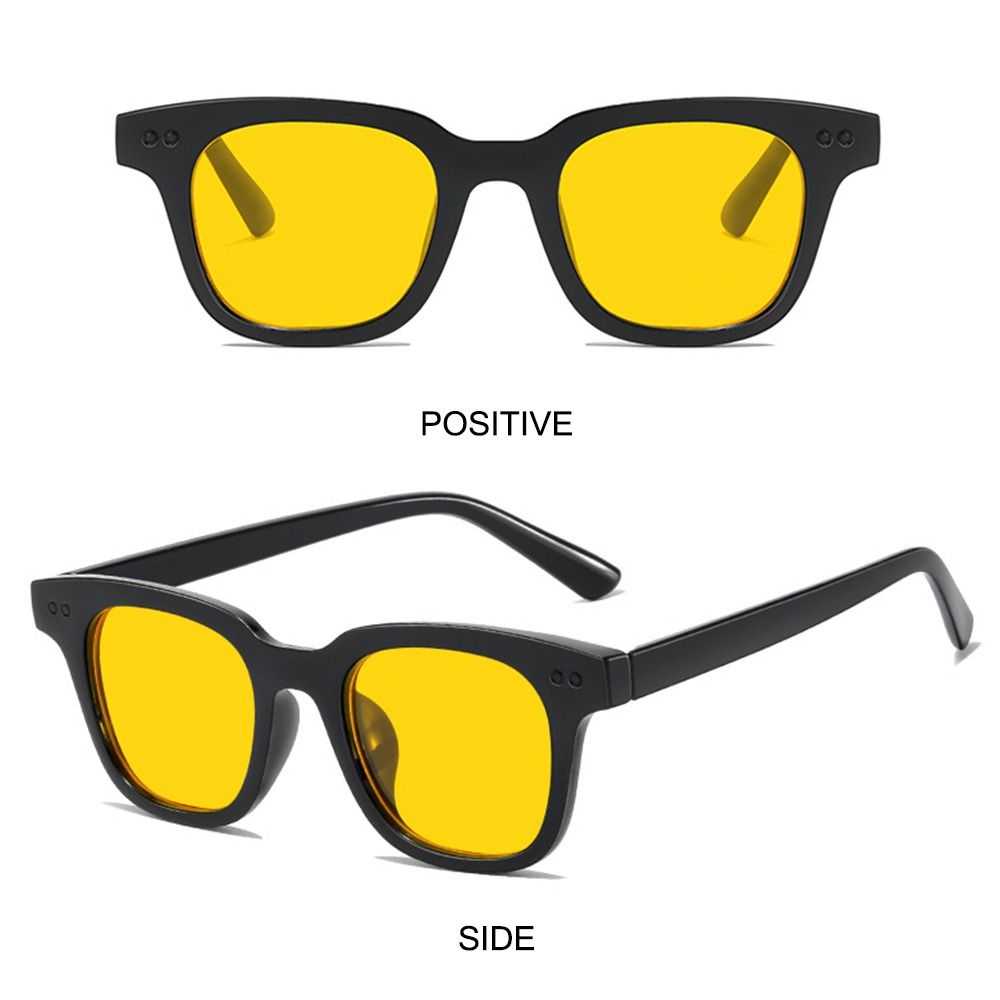 Colorful Square Frame Sunglasses UV Protection Shades Ocean Lens Sun Glasses  for Women & Men